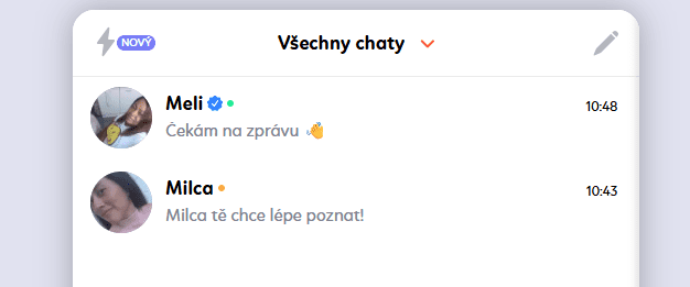 bez fotek, bez popisu, a každých pět minut dostáváme novou zprávu.