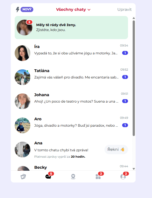 Recenze Tinely: Falešné profily, předražené balíčky a další past v síti Calavista první zprávy v prvních minutách po registraci. Obrovský úspěch!
