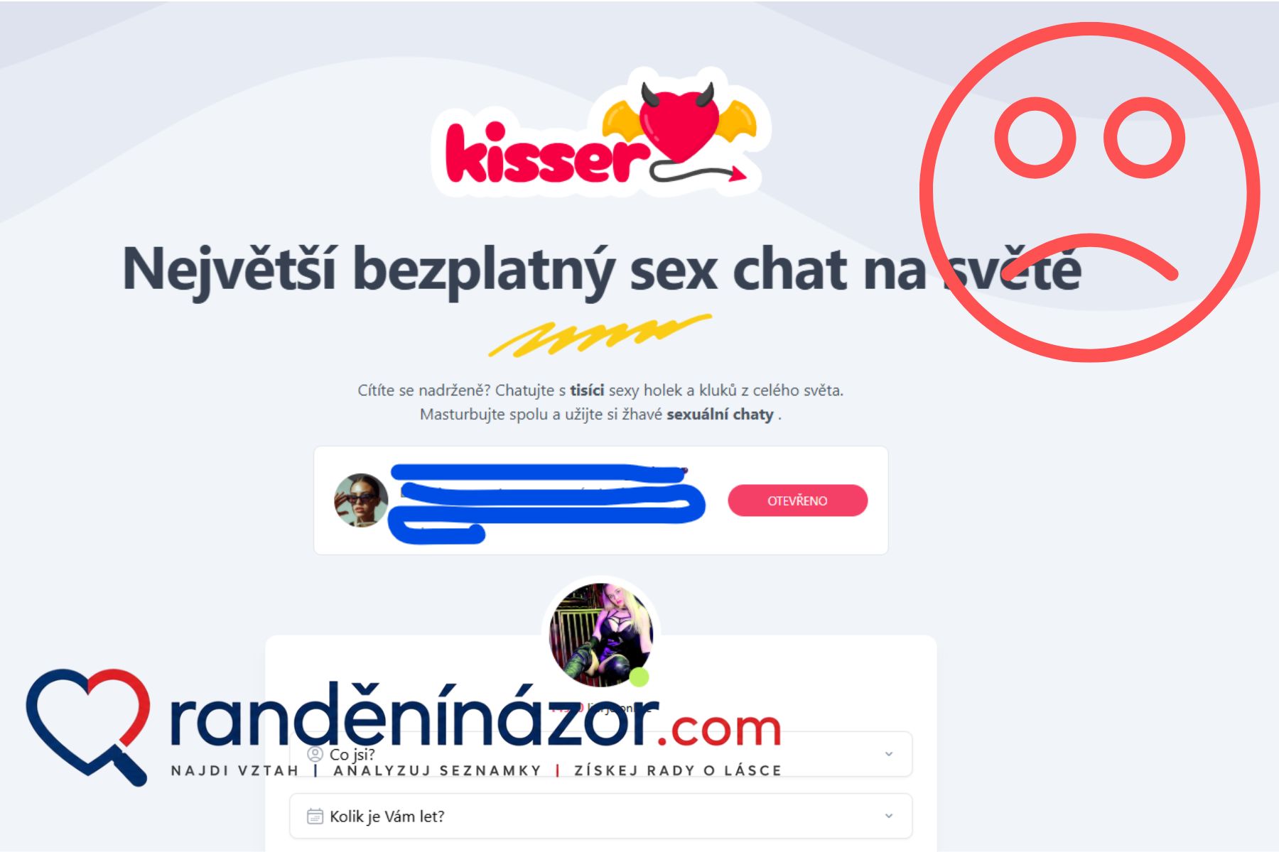 Kisser v detailním testu: Největší bezplatný sexchat na světě, nebo jen zmanipulovaný podfuk s fiktivní frontou? kisser podvod